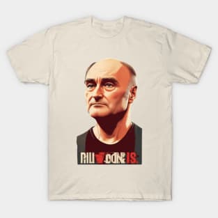 phil collins // vektor art design v5 T-Shirt